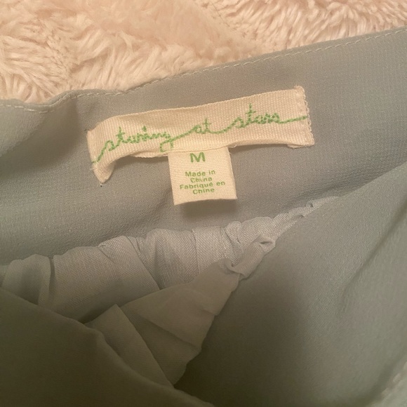 Gorg Mint Green UO Staring At Stars High-Low Skirt - Picture 4 of 5